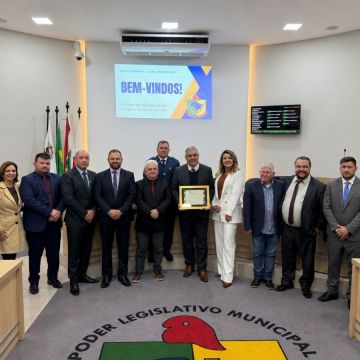 Câmara do Arroio do Silva concede títulos aos deputados Tiago Zilli e Sargento Lima