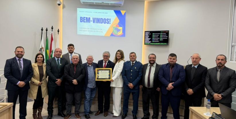 Câmara do Arroio do Silva concede títulos aos deputados Tiago Zilli e Sargento Lima