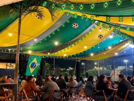 Layback transforma domingo de Copa em encontro com futebol e show gratuito em Criciúma