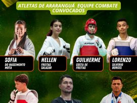 Atletas de Araranguá são convocados para o Brasileiro de Taekwondo