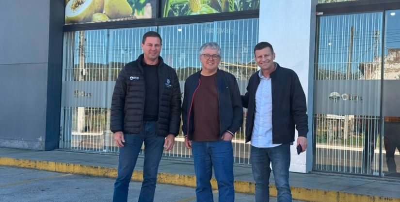 Deputado Tiago Zilli e prefeito Sander Just acompanham avanço das obras da Serra do Fundo Grande