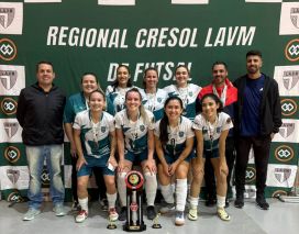 DME Turvo/Juventude Turvense conquista título regional da LAVM no feminino livre