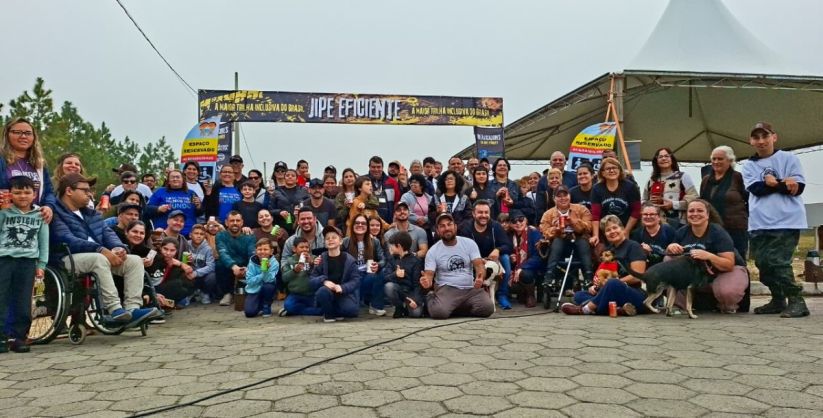 3ª edição do Jipe Eficiente em Balneário Gaivota reúne centenas de pessoas em grande dia de inclusão e solidariedade