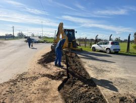 SAMAE de Araranguá está prestes a concluir obra de ampliação da rede de água no Loteamento Alliance