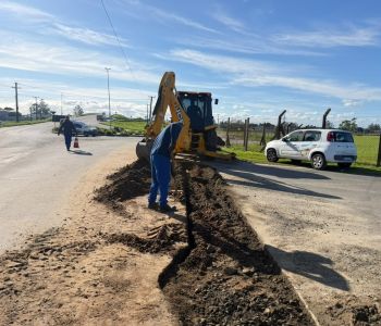 SAMAE de Araranguá está prestes a concluir obra de ampliação da rede de água no Loteamento Alliance