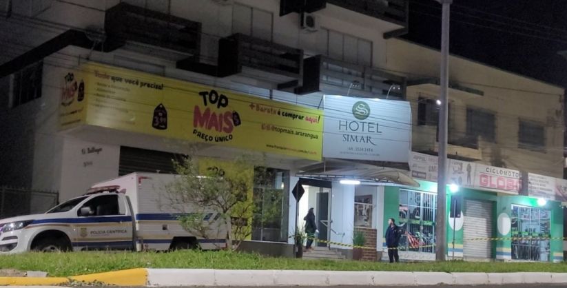 Homem morre após queda de hotel durante ocorrência em Araranguá