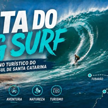 Sul catarinense ganha Rota do Big Surf para conectar esporte, turismo e negócios