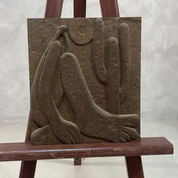 Exposição “Entre Madeiras” reúne obras de Carlos Machado da Luz na Galeria de Arte de Araranguá