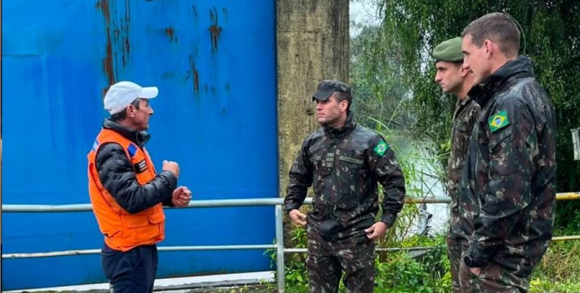 Defesa Civil organiza simulado de emergência com apoio do Exército em Araranguá