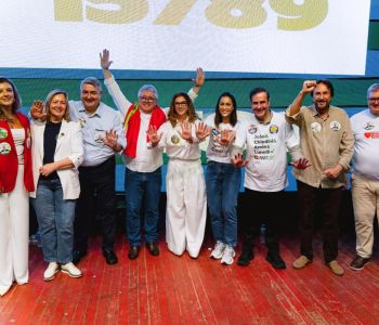 Multidão lota o Caverá no lançamento da candidatura do deputado Tiago Zilli