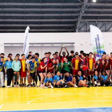Balneário Arroio do Silva sedia Torneio SESI de Voleibol e conquista segundo lugar nas categorias feminina e masculina