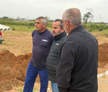 SAMAE de Araranguá amplia em mais de 1,5 mil metros rede de água na área do novo parque industrial