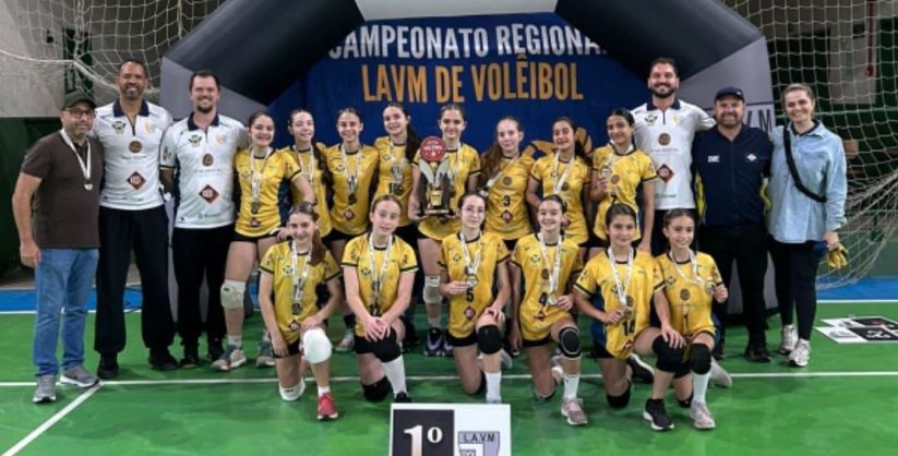 Meleiro conquista dois títulos no Regional da LAVM