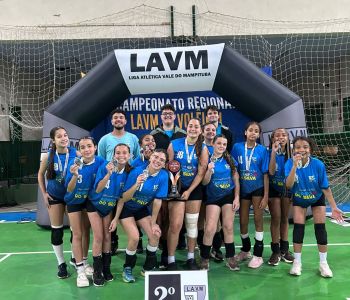 Balneário Arroio do Silva é vice-campeão regional no Voleibol Feminino