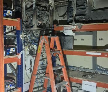 Incêndio atinge sala de TI de supermercado no Centro de Balneário Arroio do Silva