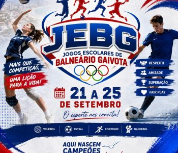 Balneário Gaivota se prepara para a grande abertura dos Jogos Escolares