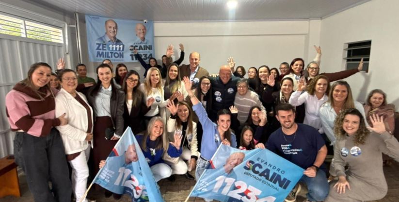 Zé Milton e Scaini intensificam agenda e ampliam mobilização na reta final da campanha