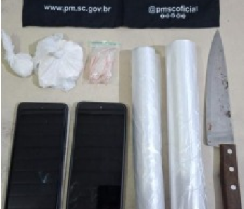 Três homens são presos por tráfico de drogas em Sombrio