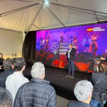 Extremo Sul catarinense ganha destaque no lançamento da Estação Primavera Santa Catarina