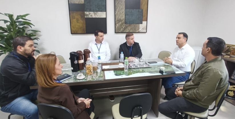 Administração de Balneário Gaivota recebe equipe do SESI SAÚDE para futuras parcerias