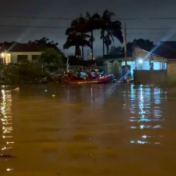 Chuvas na Região Carbonífera: Forquilhinha registra resgates de moradores e animais durante a madrugada