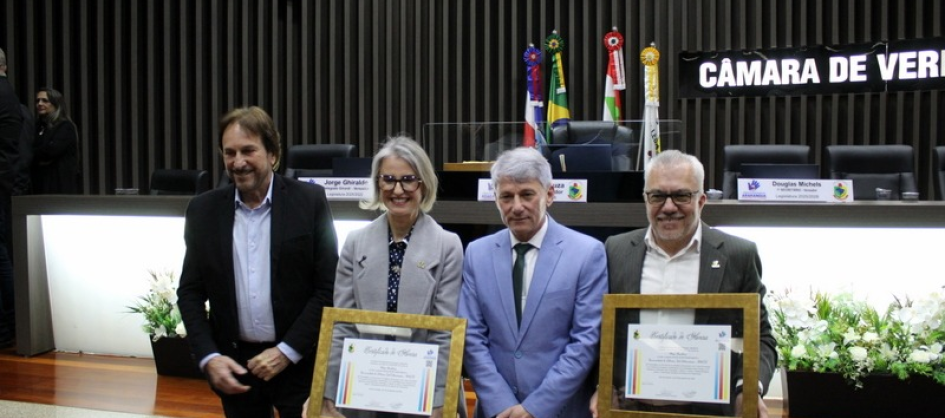 Unesc recebe Moção de Reconhecimento da Câmara de Veread...
