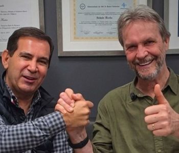 Arlindo Rocha e Pedro Uczai: recursos garantidos para campus da UFSC