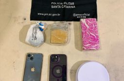 Polícia Militar apreende mais de meio quilo de maconha em Sombrio
