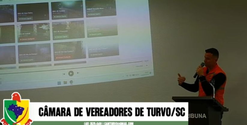 Defesa Civil apresenta na Câmara de Vereadores de Turvo balanço da enchente