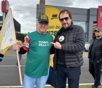 Caminhada da Vitória marca encerramento da campanha do deputado Tiago Zilli em Araranguá