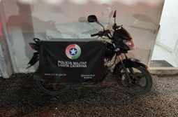 Polícia Militar recupera motocicleta com registro de furto em Araranguá