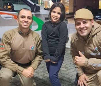 Policiais militares salvam criança de cinco anos vítima de engasgo em Maracajá