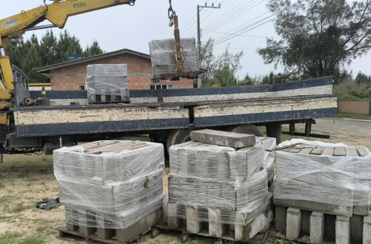 Balneário Gaivota avança na pavimentação de ruas da Lagoinha em parceria com moradores