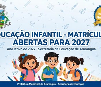 Educação infantil de Araranguá abre matriculas para 2027