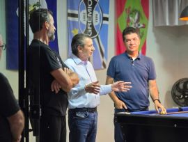 Lideranças do PSD da Amesc alinham rumos políticos e formalizam apoio a Flávio Bolsonaro