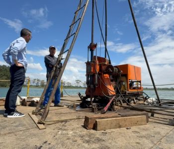Obra da ponte segue dentro do cronograma 