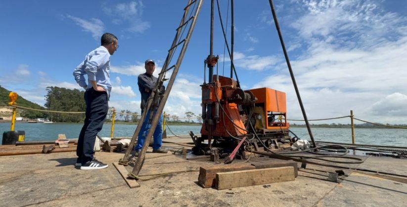 Obra da ponte segue dentro do cronograma 