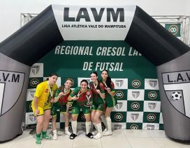 Turvo conquista quatro pódios no Campeonato Regional de Futsal da LAVM