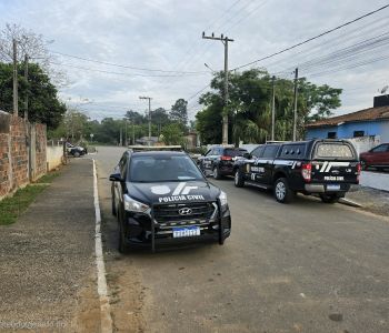Polícia Civil cumpre quatro mandados de busca e apreensão durante investigação de furtos em Maracajá