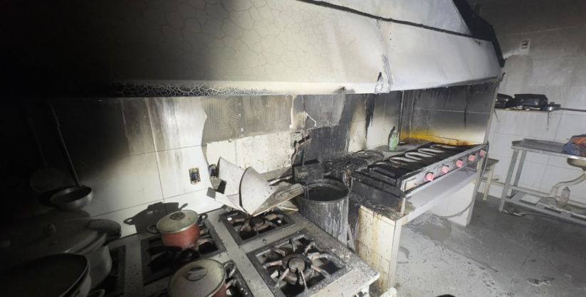 Incêndio em fritadeira de restaurante mobiliza Corpo de Bombeiros em Araranguá