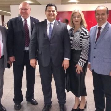 Luciane Bisognin Ceretta tem dia de intensa agenda em Brasília