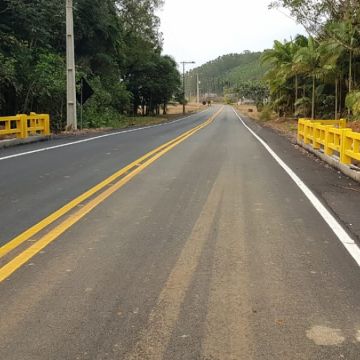 Concluída pavimentação asfáltica em ponte alta