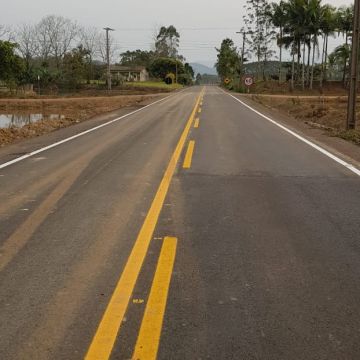 Concluída pavimentação asfáltica em ponte alta