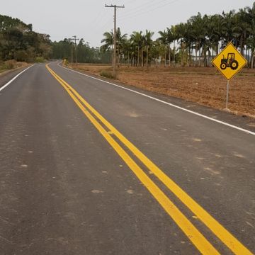 Concluída pavimentação asfáltica em ponte alta