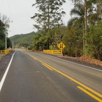 Concluída pavimentação asfáltica em ponte alta