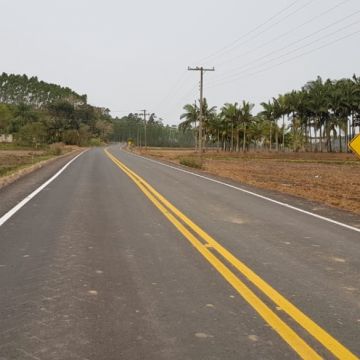 Concluída pavimentação asfáltica em ponte alta