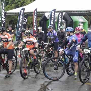 Ciclistas percorrem 45km na Heimatbike em Forquilhinha