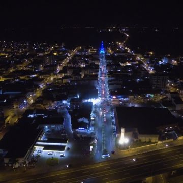 População se surpreende e aprova nova iluminação da Igreja matriz de Sombrio