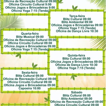 Tenda Cultural oferecerá mais de 20 oficinas gratuitas