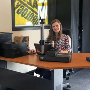 Acadêmica da Satc realiza estágio na Bélgica